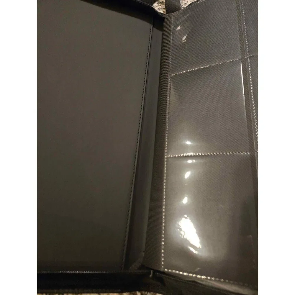 Pokemon Zekrom Laser Engraved White Top Loader Binder 360 Cards